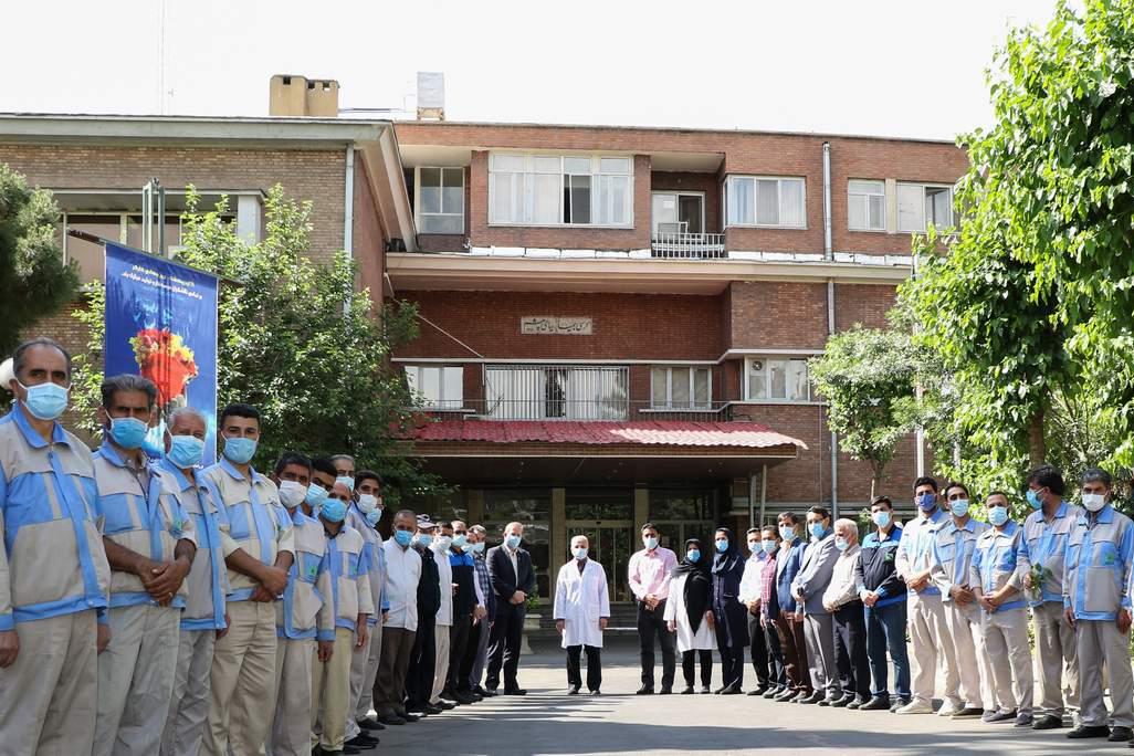 بزرگداشت روز جهانی کارگر در بیمارستان فارابی 